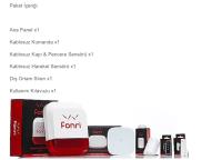 Fonri 4G ALARM PAKETİ Kablosuz Alarm Seti AKILLI EV SİSTEMLERİ İÇİN - 4